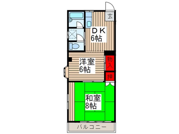 オリ－ブの物件間取画像